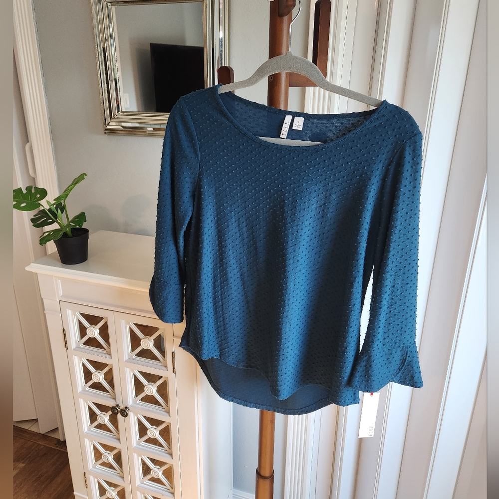 NWT ELLE Top Blouse in Teal